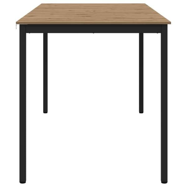 Maison Exclusive - Stående barbord i ingeniørtræ, rektangulær