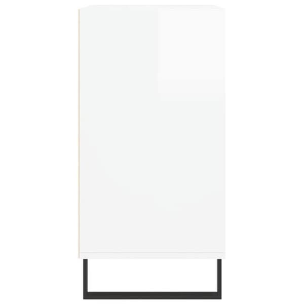 Maison Exclusive - Buffé vit glänsande 57x35x70 cm ingenjörsträ