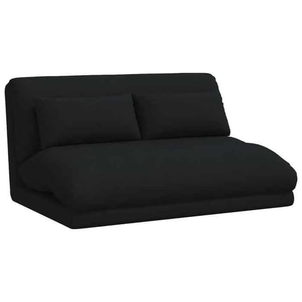 Maison Exclusive - Justerbar gulvstol Sort Stof