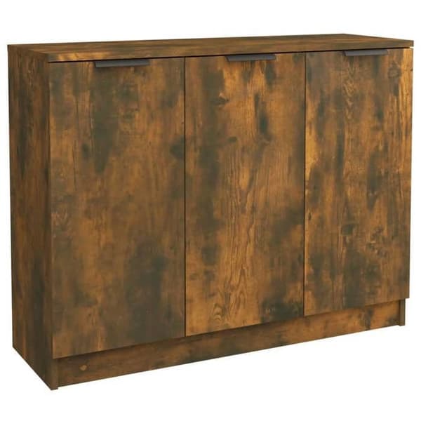 Maison Exclusive - Buffet Røget Eg 90,5x30x70 cm Ingeniørtræ