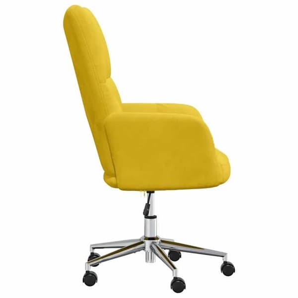 Maison Exclusive - Stol til afslapning i sennepsgul velour