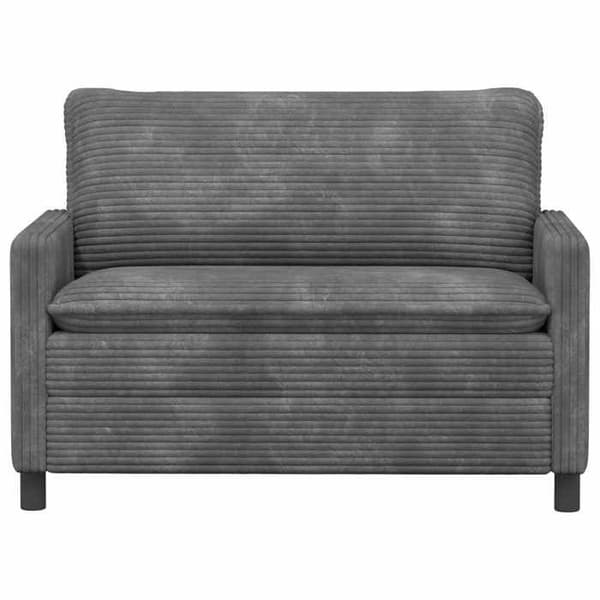 Maison Exclusive - Vaaleanharmaa sohva 126 x 81 x 87,5 cm Polyesteri