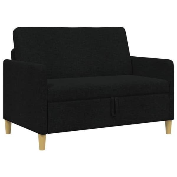 Maison Exclusive - Soffa med förvaring Svart 122 x 78 x 87 cm Polyester