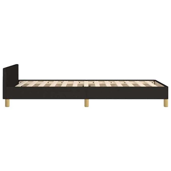 Maison Exclusive - Sengestel uden madras sort 80x200 cm stof
