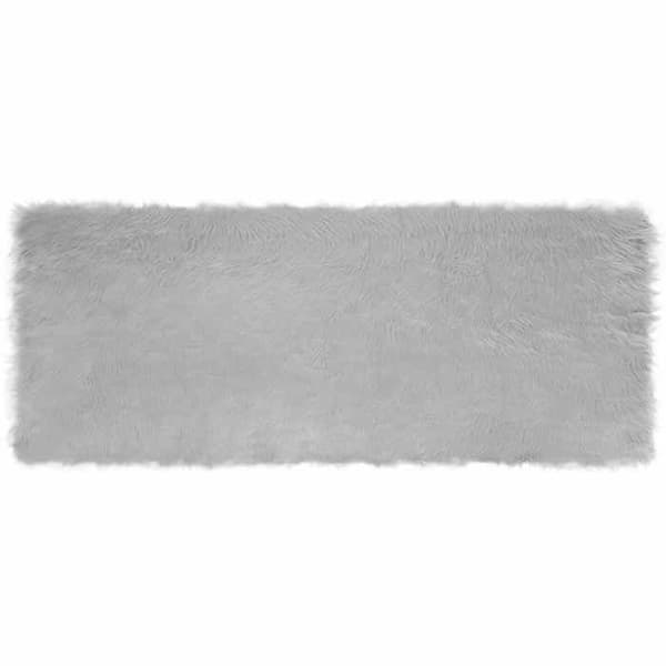 Maison Exclusive - Matta i falsk TAFALLA Grå 80 x 200 cm Polyester