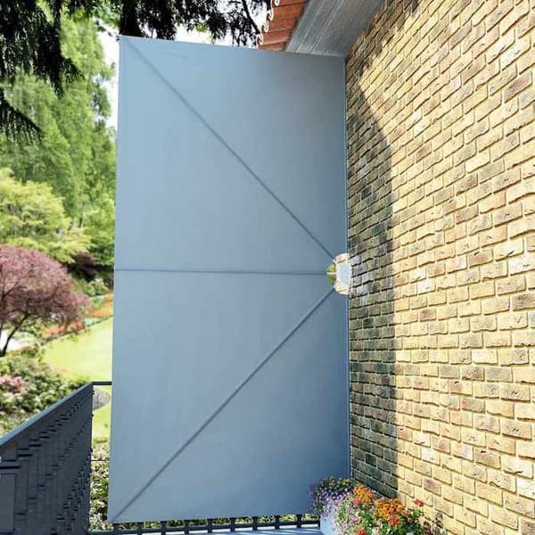 Maison Exclusive - Foldsides terrasse markise Grå 400 x 200 cm