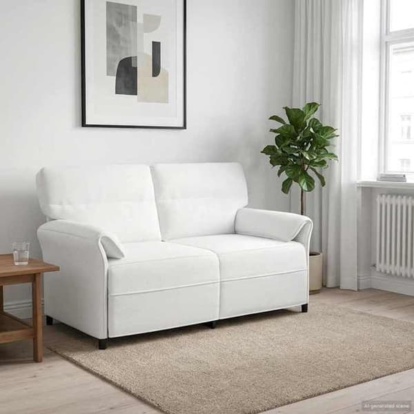 Maison Exclusive - 100 % polyesterista valmistettu sohva, metallirunko, MDF, vaneri