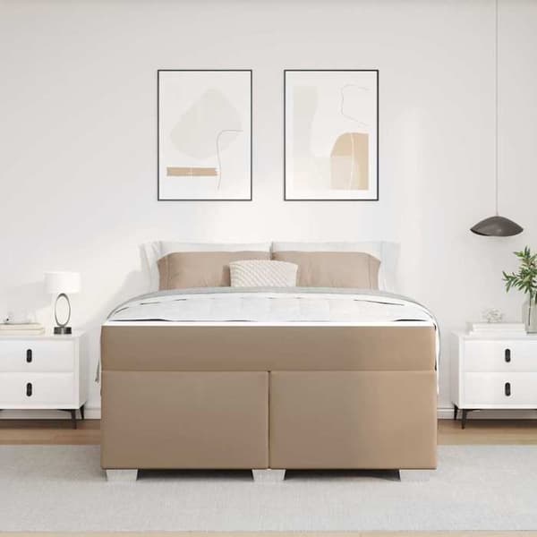 Maison Exclusive - Sängram Cappuccino 140 x 200 cm PVC