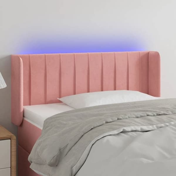 Maison Exclusive - LED-päätyruutu Rose 103x16x78/88 cm Sametti Ros