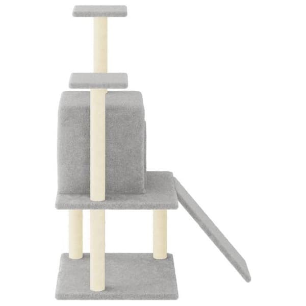 Maison Exclusive - Kattekradsetræ med sisal kløer lys grå 110 cm ljusgrått