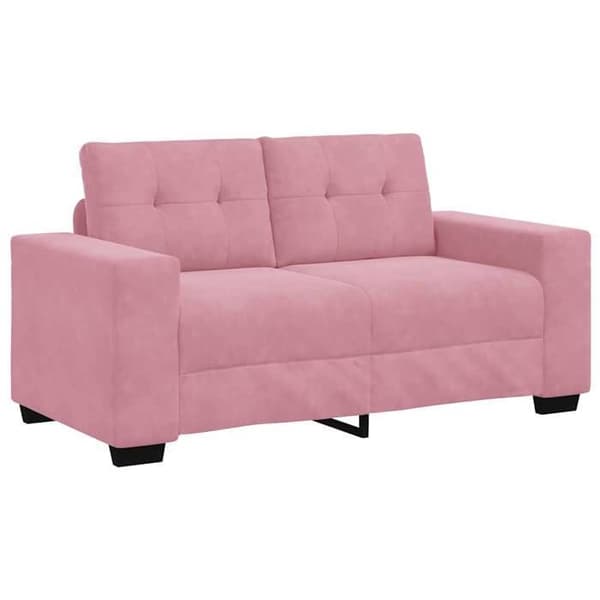 Soffa - EXKLUSIVT HUS - Loveseat - 2 platser - Rosa sammet - 160 cm Ros
