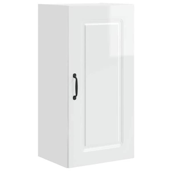Maison Exclusive - Diskmaskinspanel Kalmar Vit glansig 40 x 31 x 80 cm Strålande vit