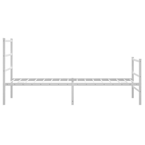 Sengestel - MAISON EXCLUSIVE - Maison Exclusive - 90x190 cm - Stål - Lamelseng Vit