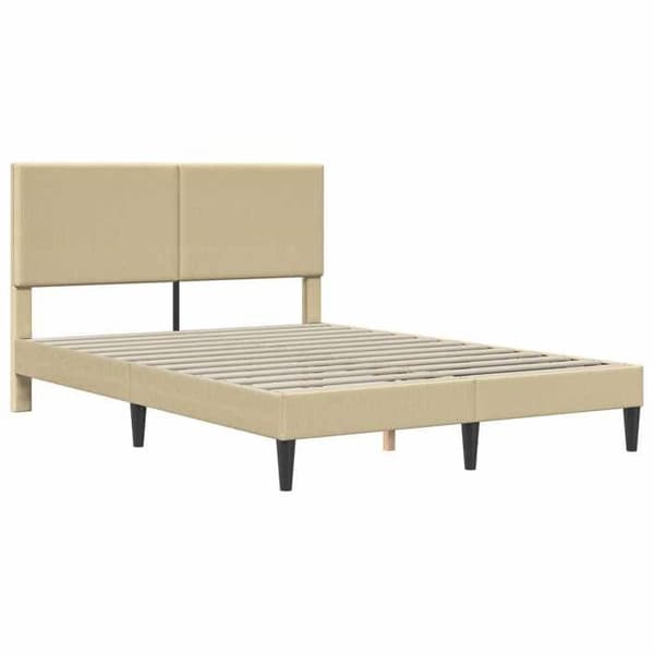 Maison Exclusive - Sengestel med hovedgærde Grå Grøn Lys 160 x 200 cm Grå Ljusgrön