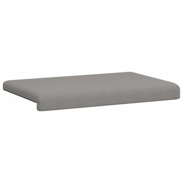Maison Exclusive - Kudde för bänk i texturerad mörkgrå sammet, djup 35 cm