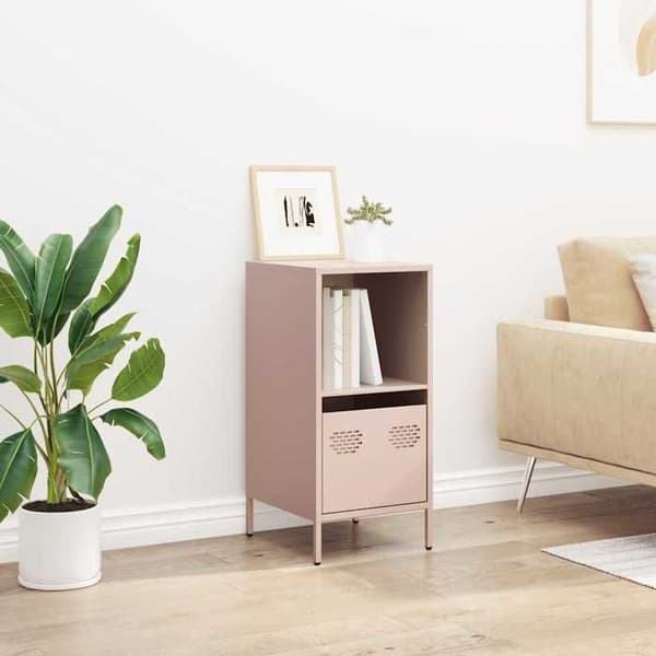 Maison Exclusive - Buffet rosa 35x39x73,5 cm koldvalset stål