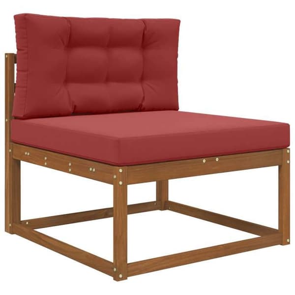 Maison Exclusive - Udendørs sofa pude Polyester Bordeaux 80 x 80 cm Bordeaux