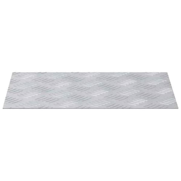 Maison Exclusive - Nez de marche 4 stk 40 x 30 cm Sølv Aluminium Rektangulær