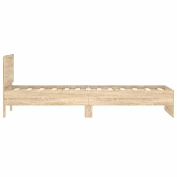 Sengestel - EKSKLUSIV HUS - 90x200 cm - Brun - Ingeniørtræ - Lamelseng