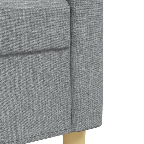 Maison Exclusive - 2 kpl vaaleanharmaita sohvia kankaasta