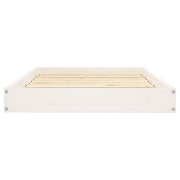 Maison Exclusive - Hundeseng Hvid 91,5x64x9 cm Solid fyrretræ