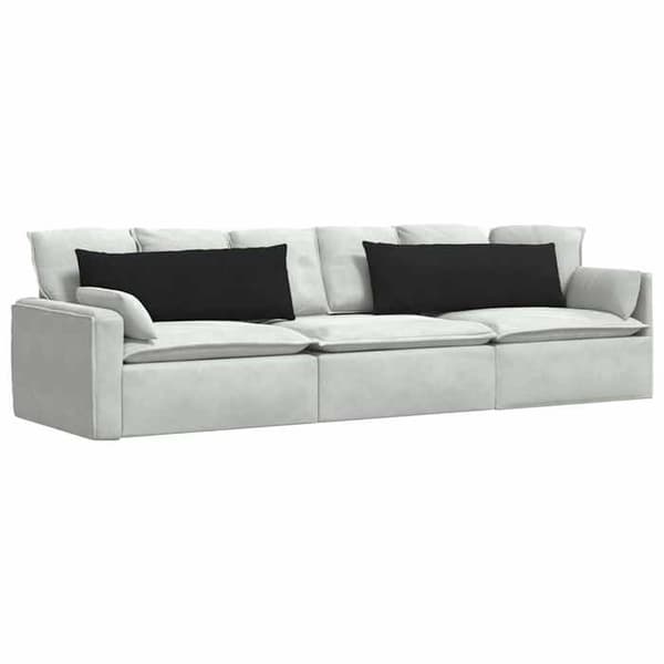 Soffkuddar - EXKLUSIV HEM - 120 x 40 cm (2-pack) - Svart - Avtagbar - Polyesterfyllning Svart
