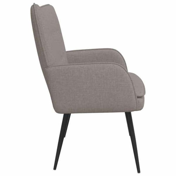 Maison Exclusive - Sofa 2 pladser Taupe 115 x 61 x 87 cm Stof