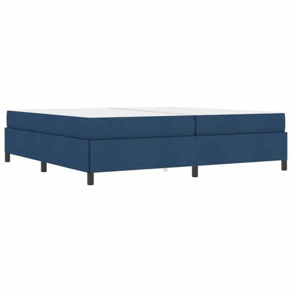 Maison Exclusive - Blå resårmadrass 200 x 200 cm tyg Blå