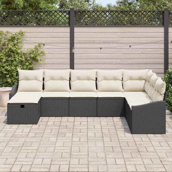 Maison Exclusive - 9-delars soffgrupp i polyrotin