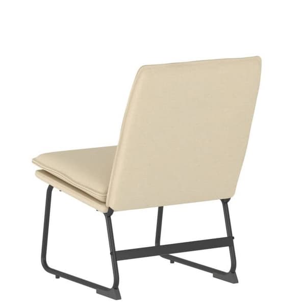 Maison Exclusive - Långfåtölj Crème 52x75x76 cm Tyg