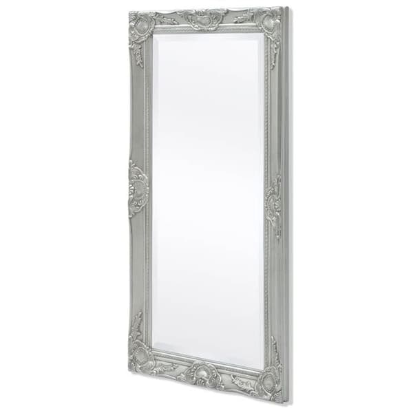 Maison Exclusive - Barockstil väggspegel 100x50 cm Silverfärgad Silver