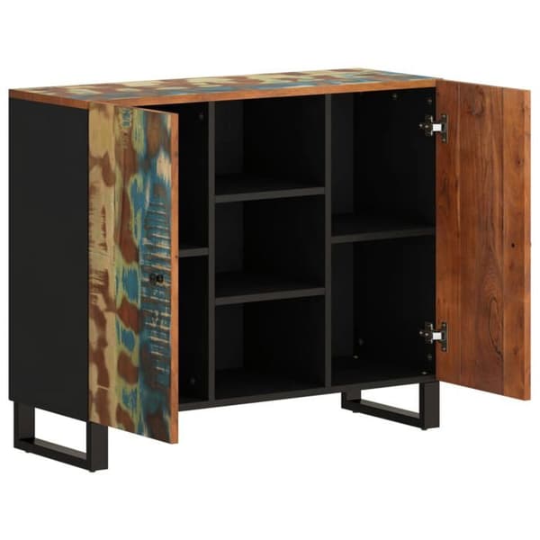 Maison Exclusive - Buffet med 2 døre 90x33x75 cm genbrugstræ