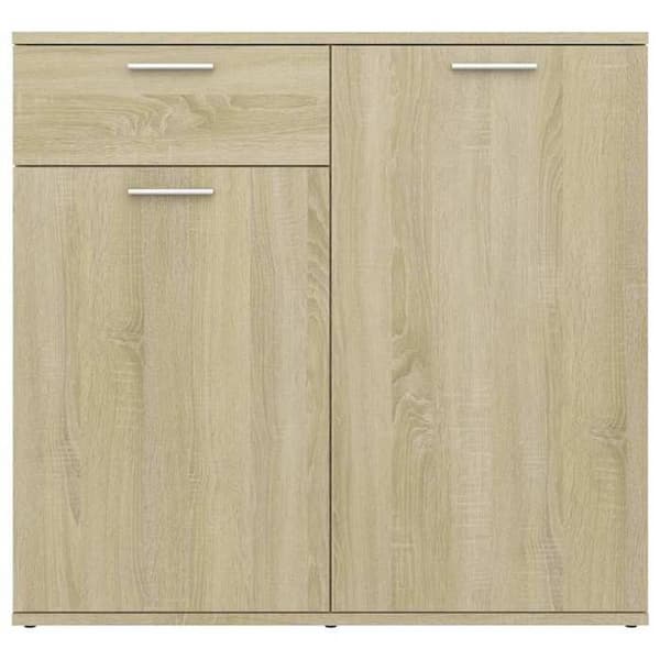 Maison Exclusive - Buffé ek sonoma 80x36x75 cm ingenjörsträ