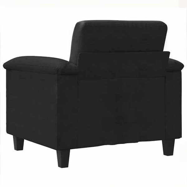 Maison Exclusive - Sort sofa stol 60 cm mikrofiber stof