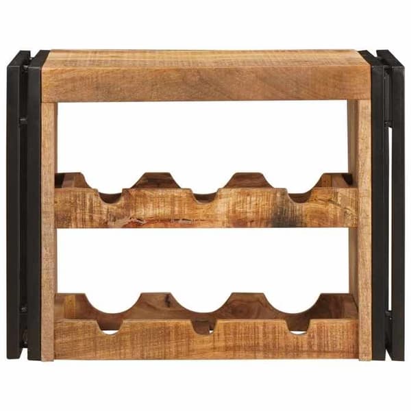 Maison Exclusive - Vinreol Brun 60 x 45 x 33 cm Solid rå mangotræ brun