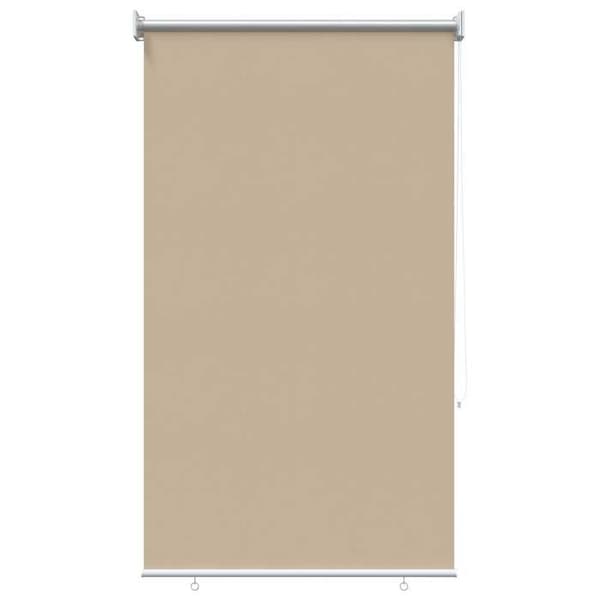 Maison Exclusive - Rullende udendørs butik UV-beskyttelse Beige Polyester