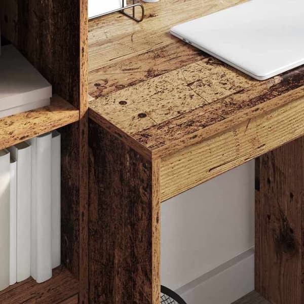 Maison Exclusive - Vanha puutoimisto 115,5 x 50 x 127 cm 2 kpl brun