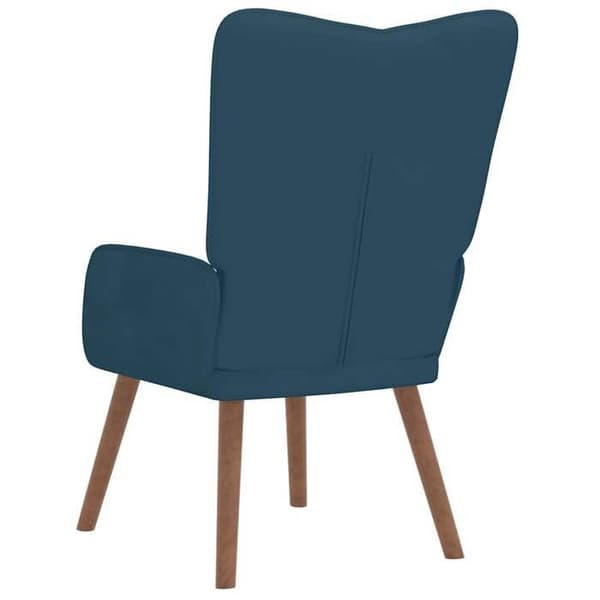 Maison Exclusive - Avkopplingsstol Blå Sammet Blå