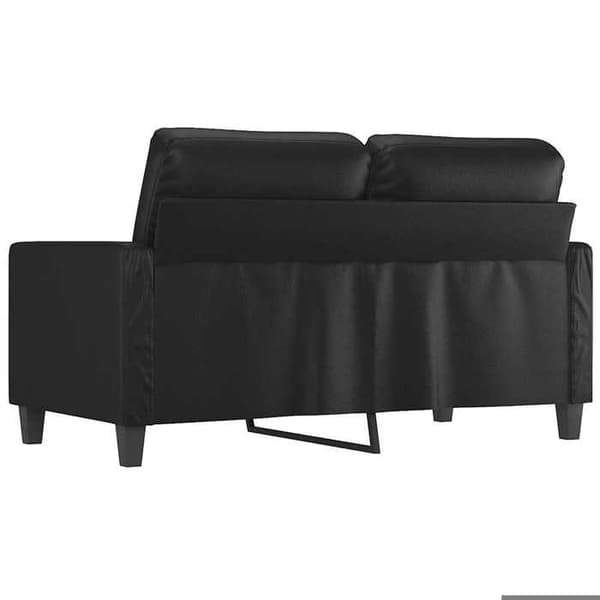 Maison Exclusive - 2-personers Sofa Sort 120 cm Syntetisk Læder