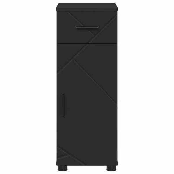 Maison Exclusive - Badeværelsesskab Sort 30 x 35 x 80 cm Svart