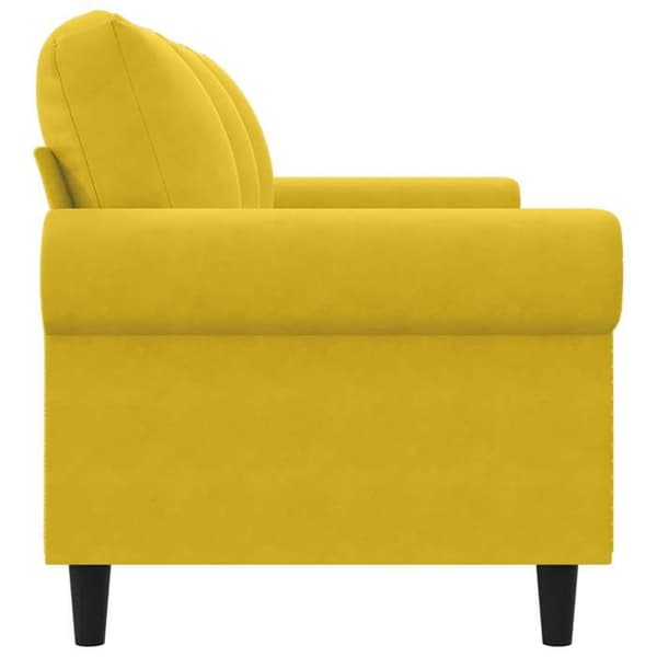 Maison Exclusive - Soffa 3-sits Gul 180 cm Sammet Gul