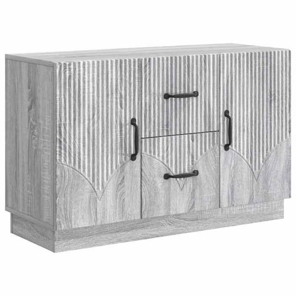 Buffet - EKSKLUSIVT HUS - Sonoma - Grå - Ingeniørtræ - 89 x 34,5 x 57 cm Grå