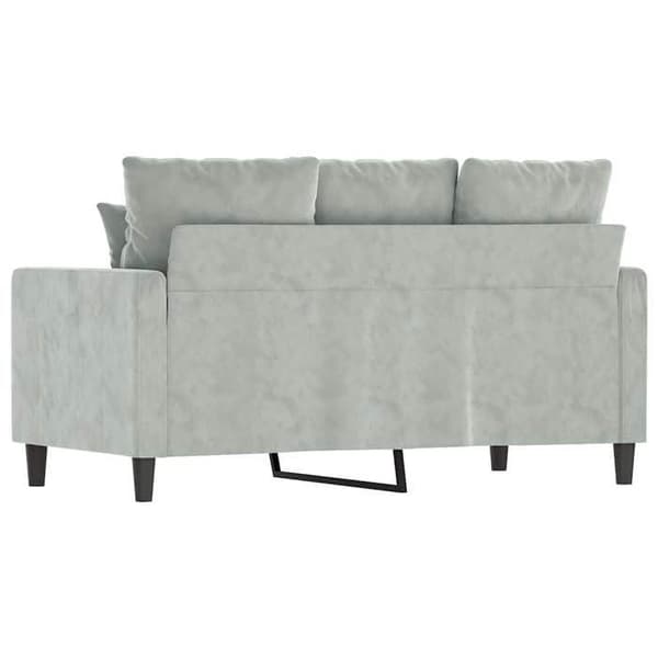 Maison Exclusive - 2-personers sofa i lys grå 120 cm velour
