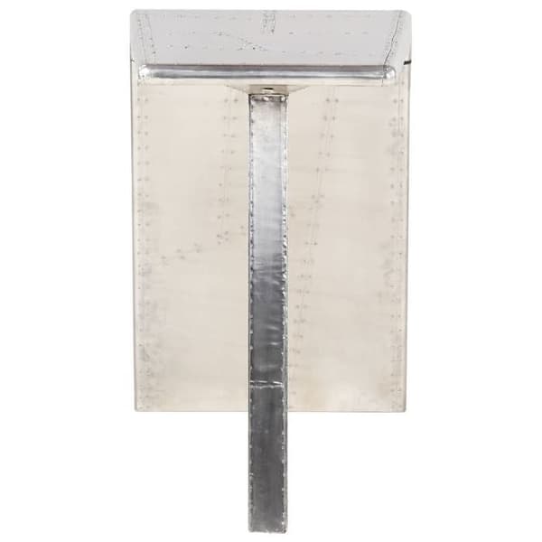 Skrivbord - Flygplansstil - Silverfärgad - Flygplansvingedesign - Stort bord Silver