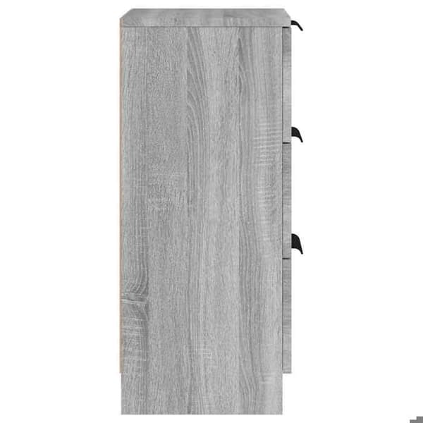Maison Exclusive - Buffet Sonoma grå 30x30x70 cm Ingeniørtræ