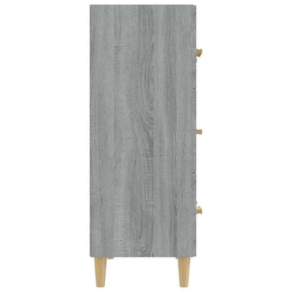 Maison Exclusive - Buffet Sonoma grå 70x34x90 cm Ingenjörsträ Grå