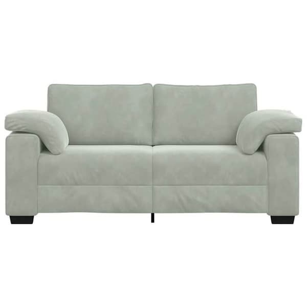 Maison Exclusive - Sofa grå lys 180x77x82 cm velour