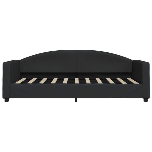 Maison Exclusive - Sengebænk uden madras sort 90x190 cm stof