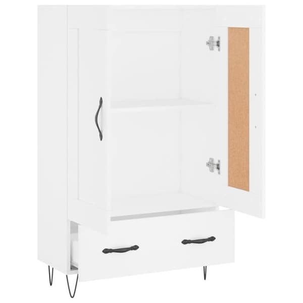Maison Exclusive - Buffé hög vit 69,5x31x115 cm ingenjörsträ