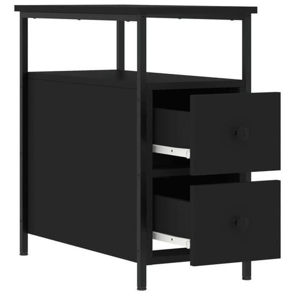 Natteskab - Eksklusiv Hus - Sort - 30x60x60 cm - Robust jernramme Sort